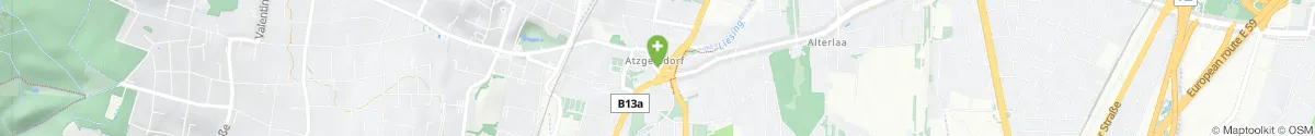 Kartendarstellung des Standorts für Apotheke Atzgersdorf in 1230 Wien